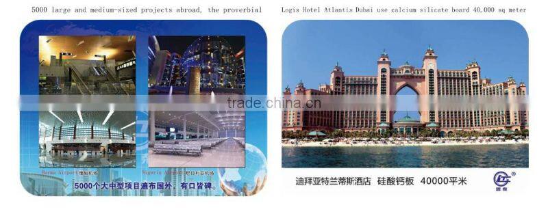 Good heat insulation & heat preservation performance Fiber Cement Board for suspended ceiling tiles