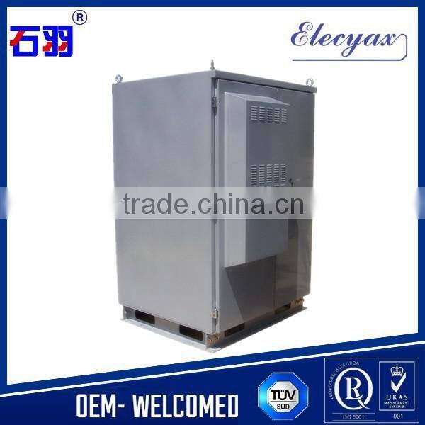 Battery cabinet/battery rack outdoor cabinet SK-419/2 doors style cabinet with cooler/air conditioner
