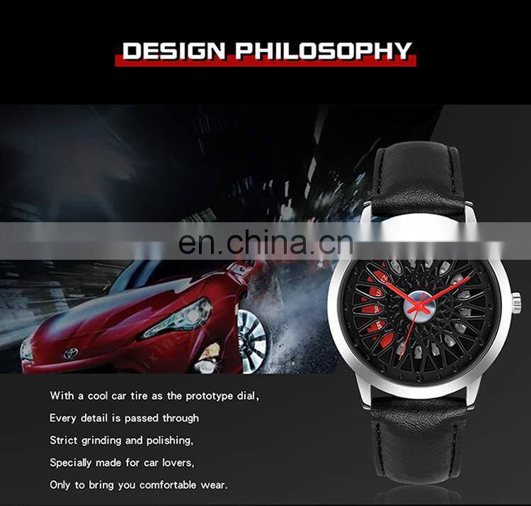 SANDA P1060 Fancy cool watch for men quartz unique dial style leather mens modern watch
