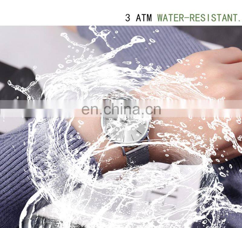 Hannah Martin CC36 Luxury Ladies Quartz Movement Watch Women Stainless Steel Chronograph Wristwatches Business Watch