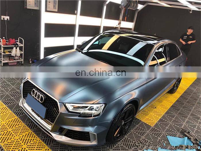 Runde Top Quality For 2017-2019 Audi A3 S3 Upgrade RS3 Front Bumper Front Grille Body Kit