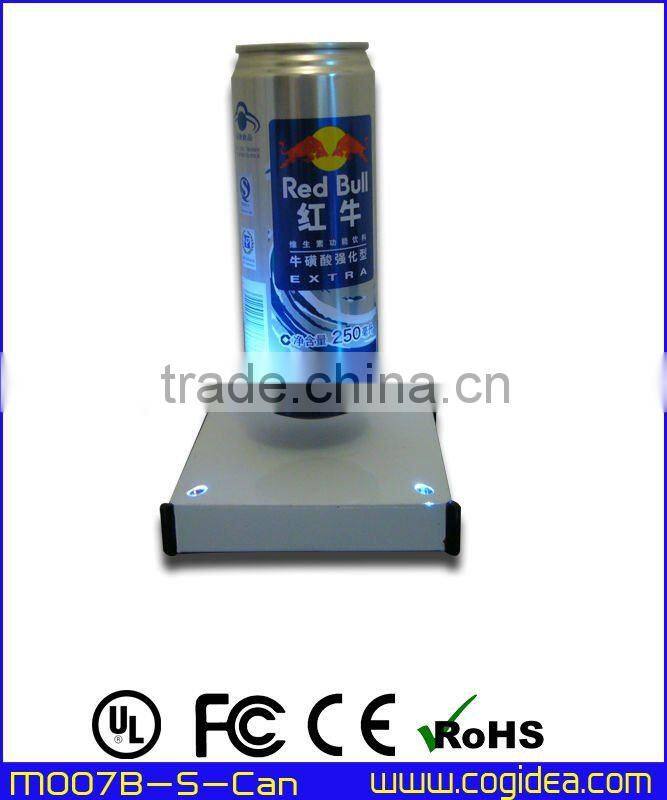 stylish magnetic levitating display antigravity display floating can display with leds