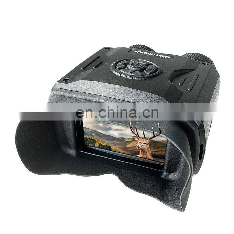 New design NV600 Pro 3.5-inch large screen infrared HD digital 500M hunting night vision binoculars
