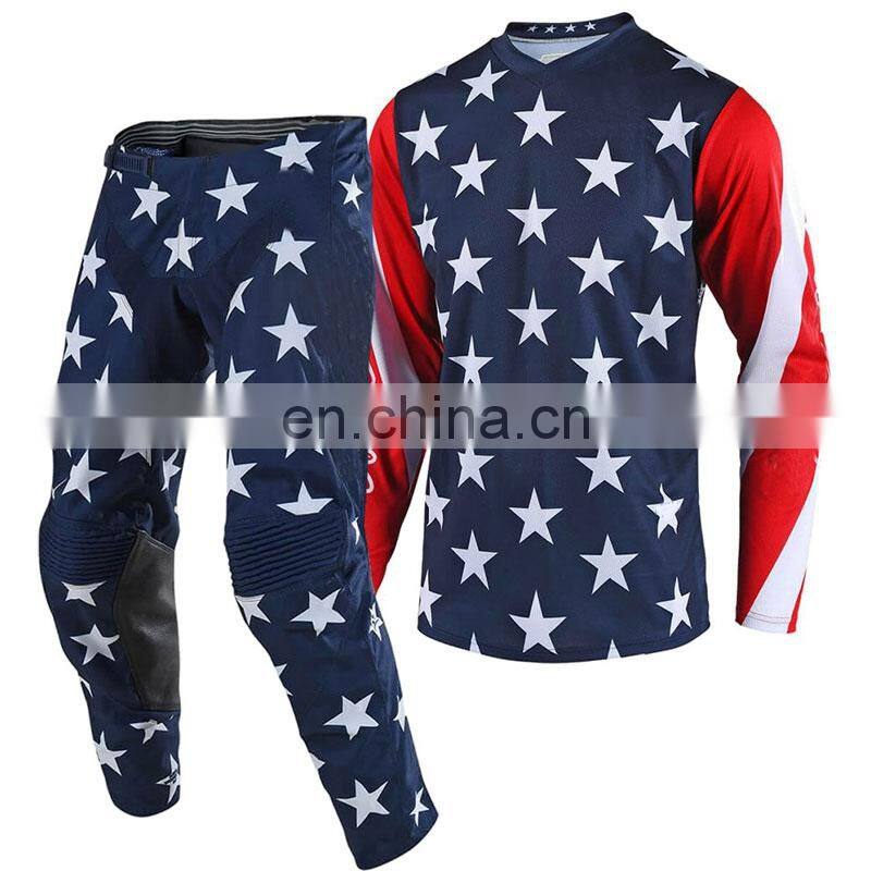 New design 2020 Downhill Bike Protective Gears Motocross Suit Dirt Bike Riding jacket Jersey & pant Motocross Suit