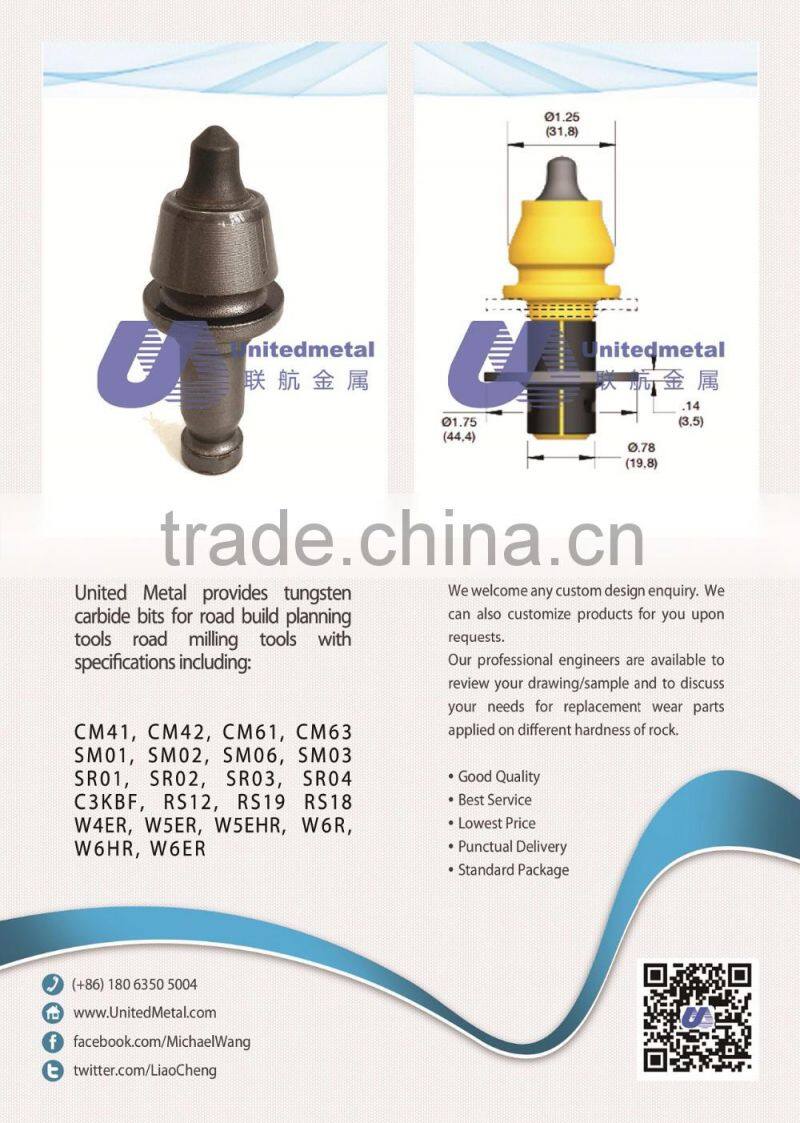 Road Milling Teeth/ Carbide Drill Bit/Concrete Road Milling Cutter