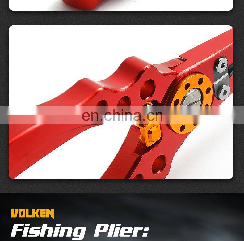 New outdoor fishing tools high quality fishing tongs aeronautical aluminum with lock position