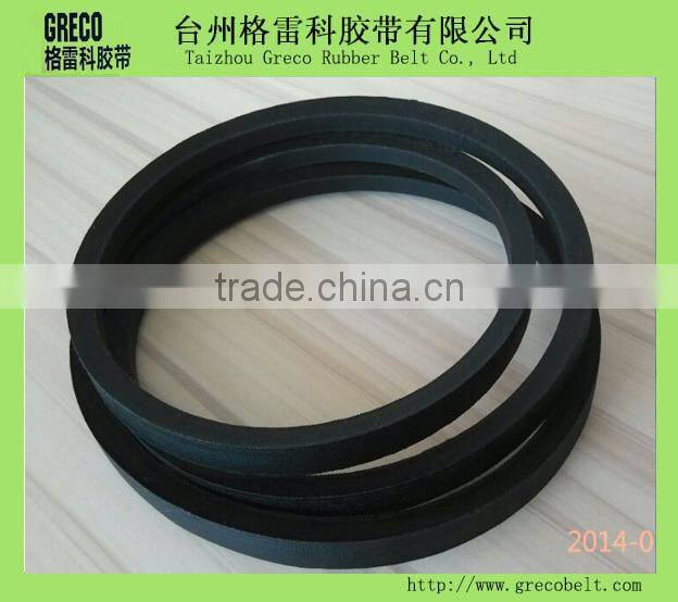 High quality wrapped (withou teeth) v belt for machine