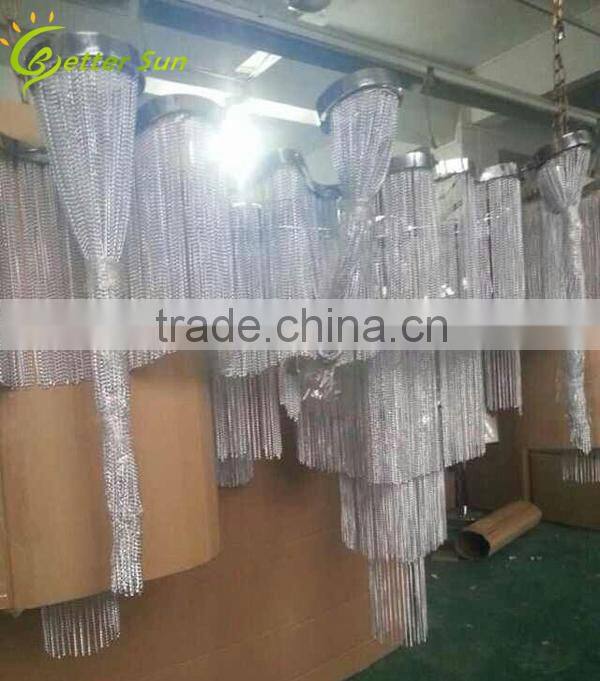 Modern Aluminum Chain Pendant lamp Hotel Chandelier Lighting