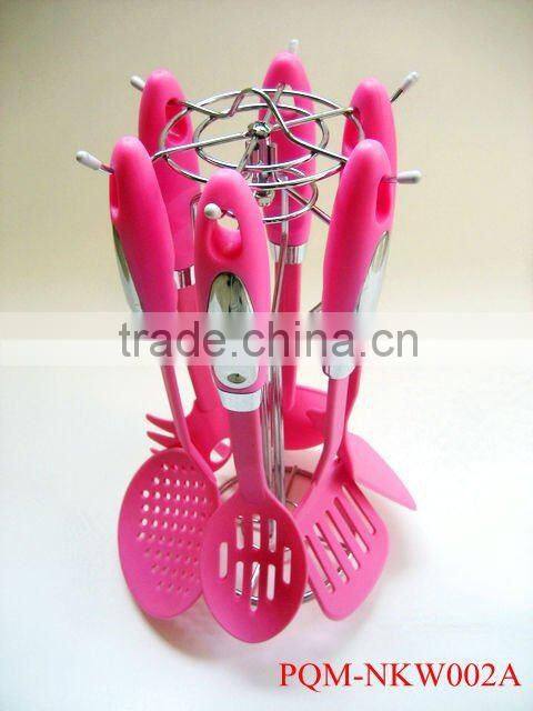 Senior 7-pieces nylon kitchen utensil set 002A