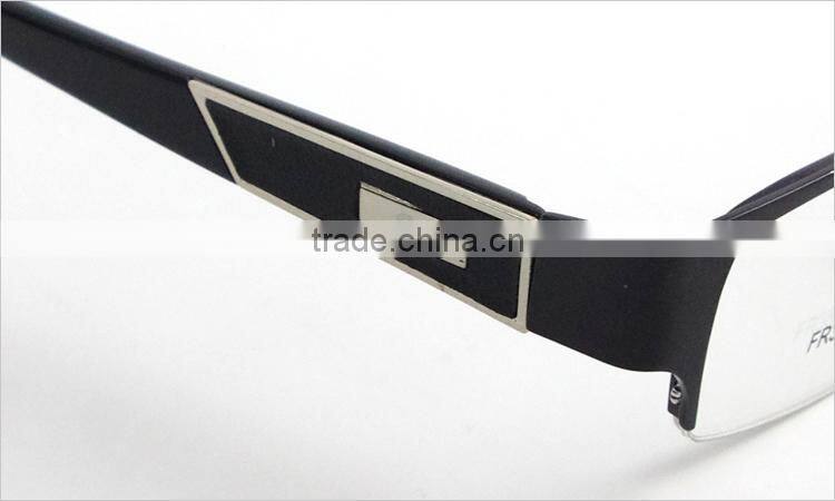 spring hinge semi-rimless new model eyewear frame glasses