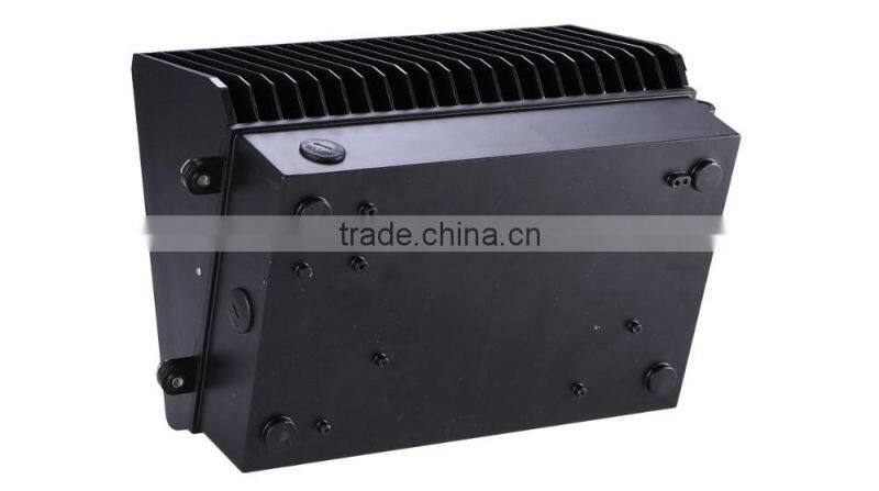 DLC ETC certified 120w led gateway light outdoor wall pack housing