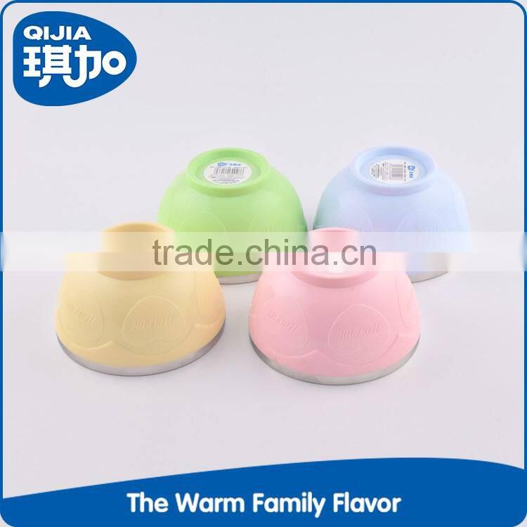 Wholesale different size food grade plastic mixing stainless steel rice bowl set for sale