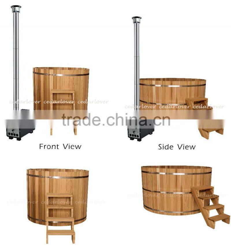 Round 2 person outdoor spa