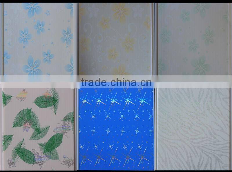 hot stamping Plastics Ghana Printed PVC Wall Panel for Bathroom Tile Designer