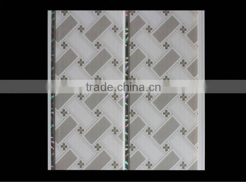 Waterproof & Fireproof PVC ceiling Panel for Interior Decoration&2015 pop patern in India and Russia
