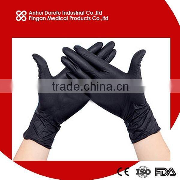 Nitrile exam gloves / disposable nitrile examination gloves CE ISO FDA