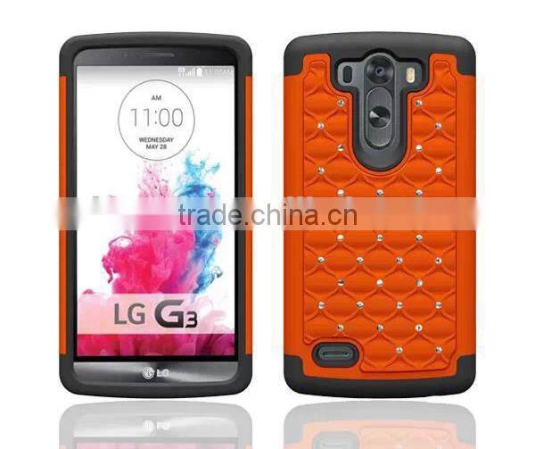 Fashion Allure Diamond Bling back case cover for LG G3