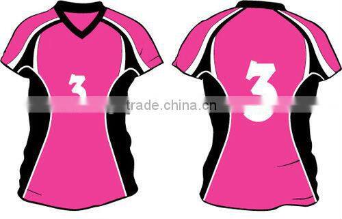custom made volleyball uniform with factory price