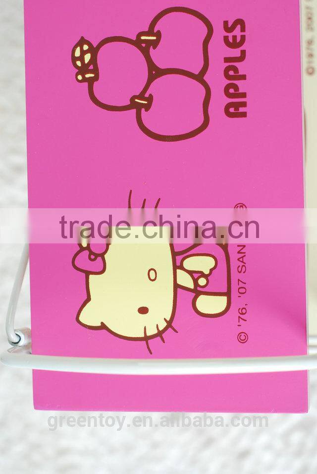 Children wooden toy shelf for shoe storage