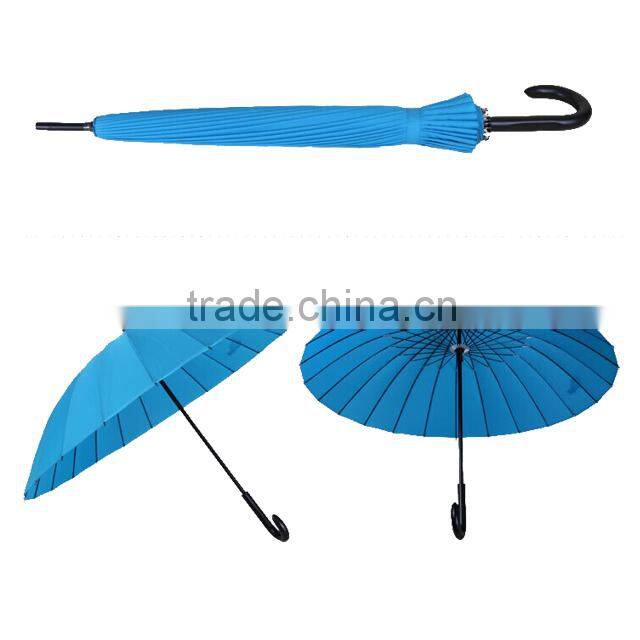 Creative 24 bone carbon fiber shaft advertising golf umbrella