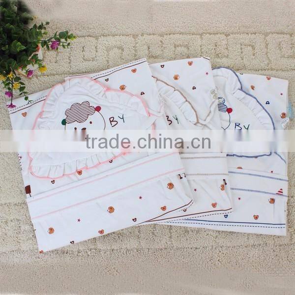TT-LZ-041 wholesale soft cotton baby swaddle wrap blanket
