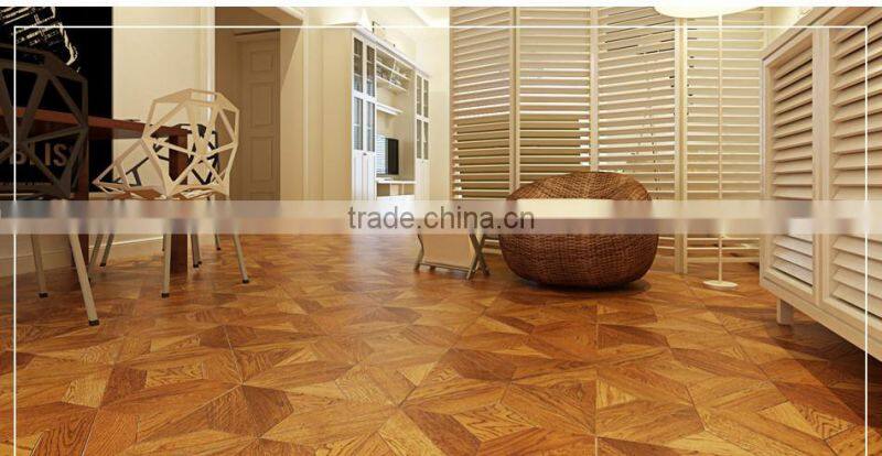 HDF laminate parquet flooring