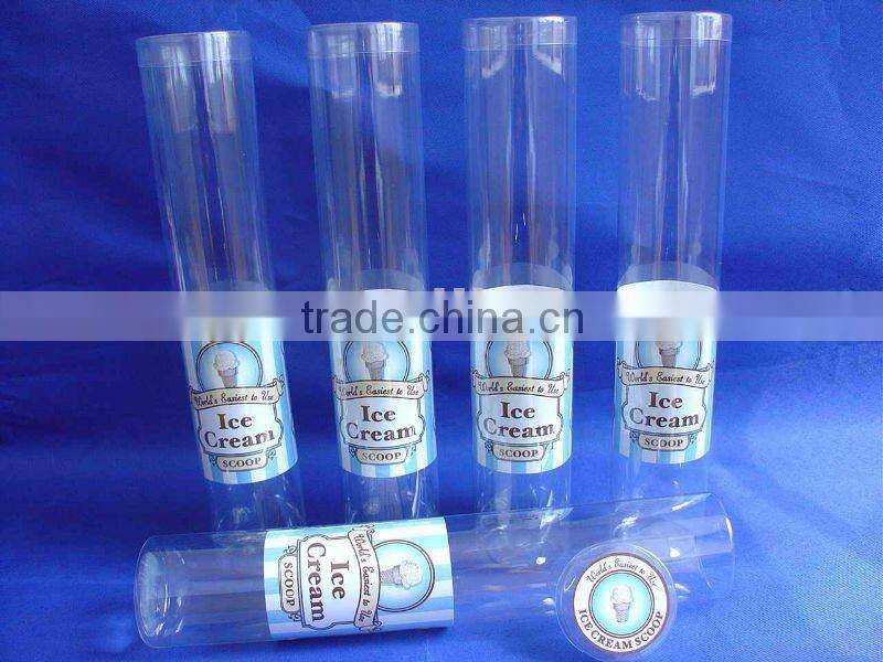 clear plastic tube package,plastic cylinder