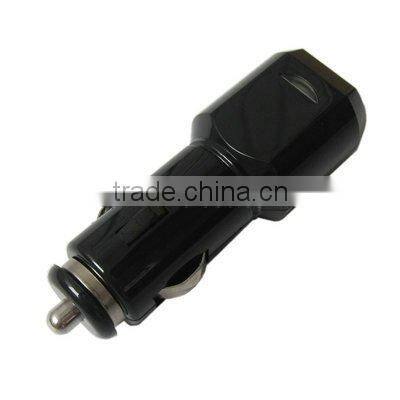 Shenzhen wholesales Black mini Dual USB Car Charger for iPhone