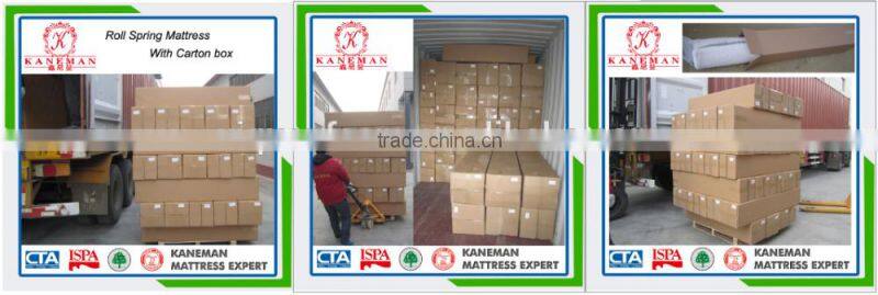 2016 Hot Selling Queen Size Latex Rolled Pocket Spring Mattress In Box