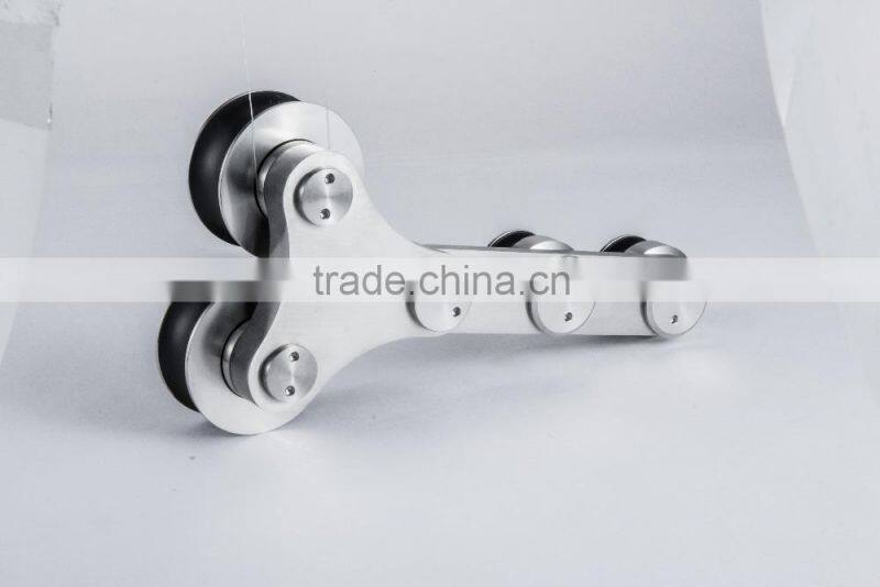 Top Quality Reasonable Price stainless steel double sliding garage parts door roller