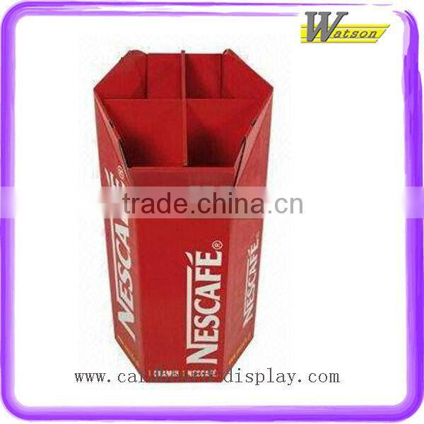 hot sale advertising cardboard paper dump bins for Waterproof Nylon small Cosmetic Bags