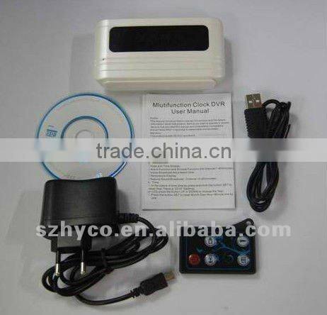 hidden camera small wireless Multifunction Clock DVR