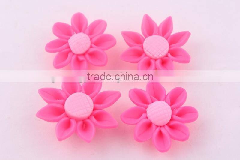 Look!! Discounted prices!! Halloween Mixed colors Soft ceramic porcelain flowers for DIY fashion jewelrys!! Cheapest!! !!