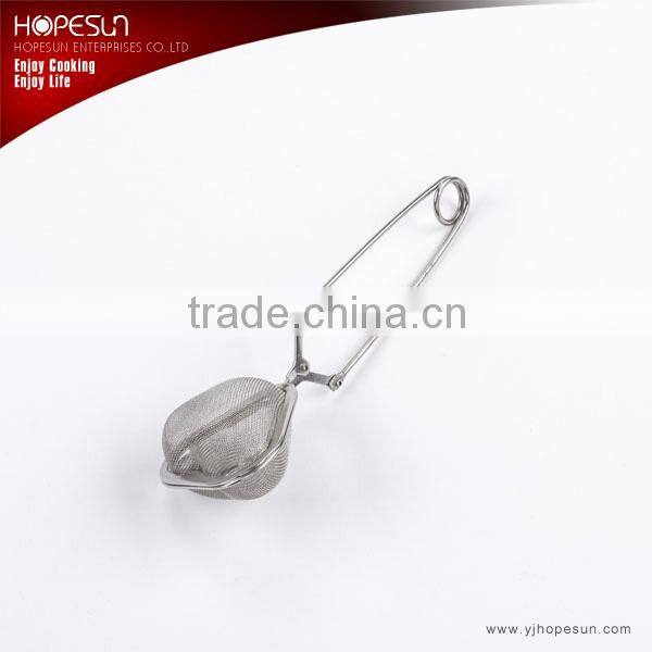 Heart-shaped stainless steel mesh tea infuser