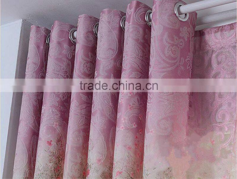 new style embroidered curtain from factory