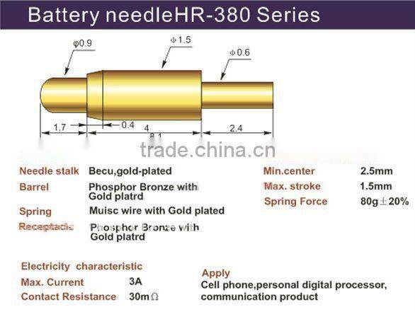 online shopping ultrasound battery spring pogo 10 pin connector