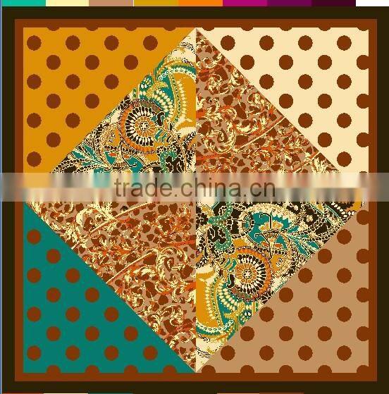 wholesale custom design turkish style digital printed polyester chiffon square scarf, head scarf,muslim chiffon hijab women