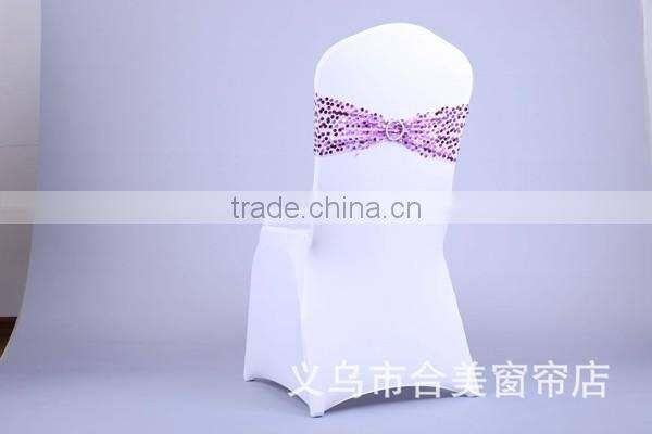lace chair sash elastic ruffle chair sash cheap spandex chair sashes