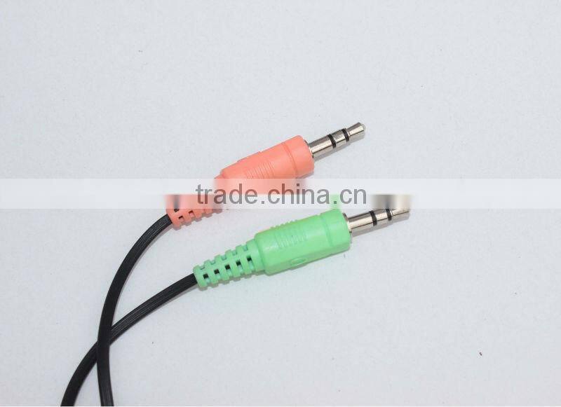 2015 Bulk buy from China best noise canceling stylish wired computer headset with/without mic