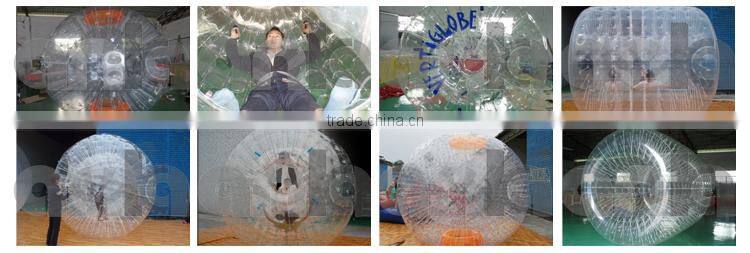 specialized in football inflatable body zorb ball for sale with 12 moths guarantee
