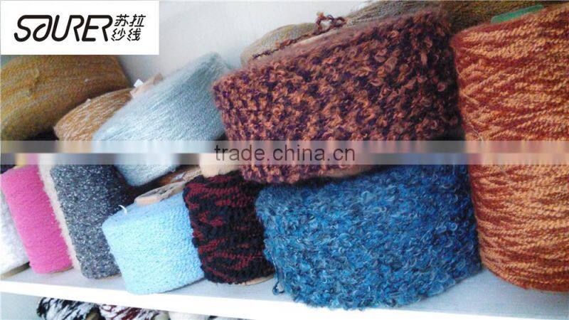 acrylic charcoal chenille yarn for knitting scarf