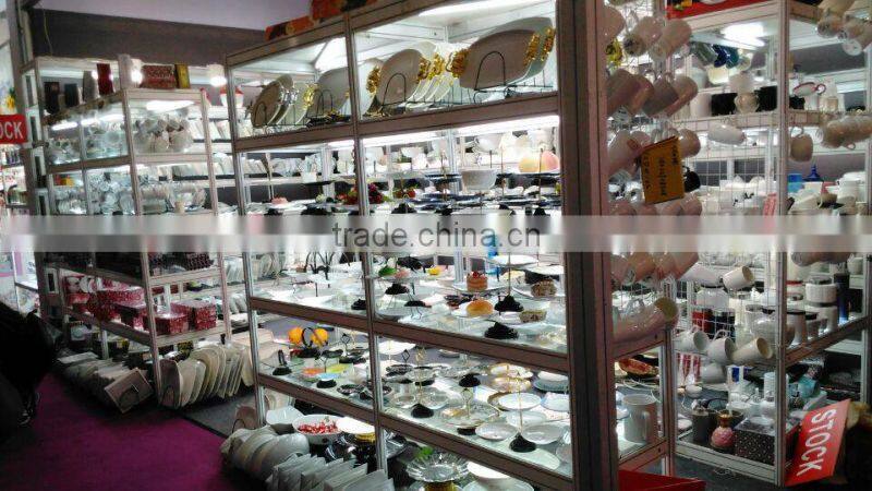 Chaozhou Supplier stocked glazed love shape porcelalin bowls household bowls