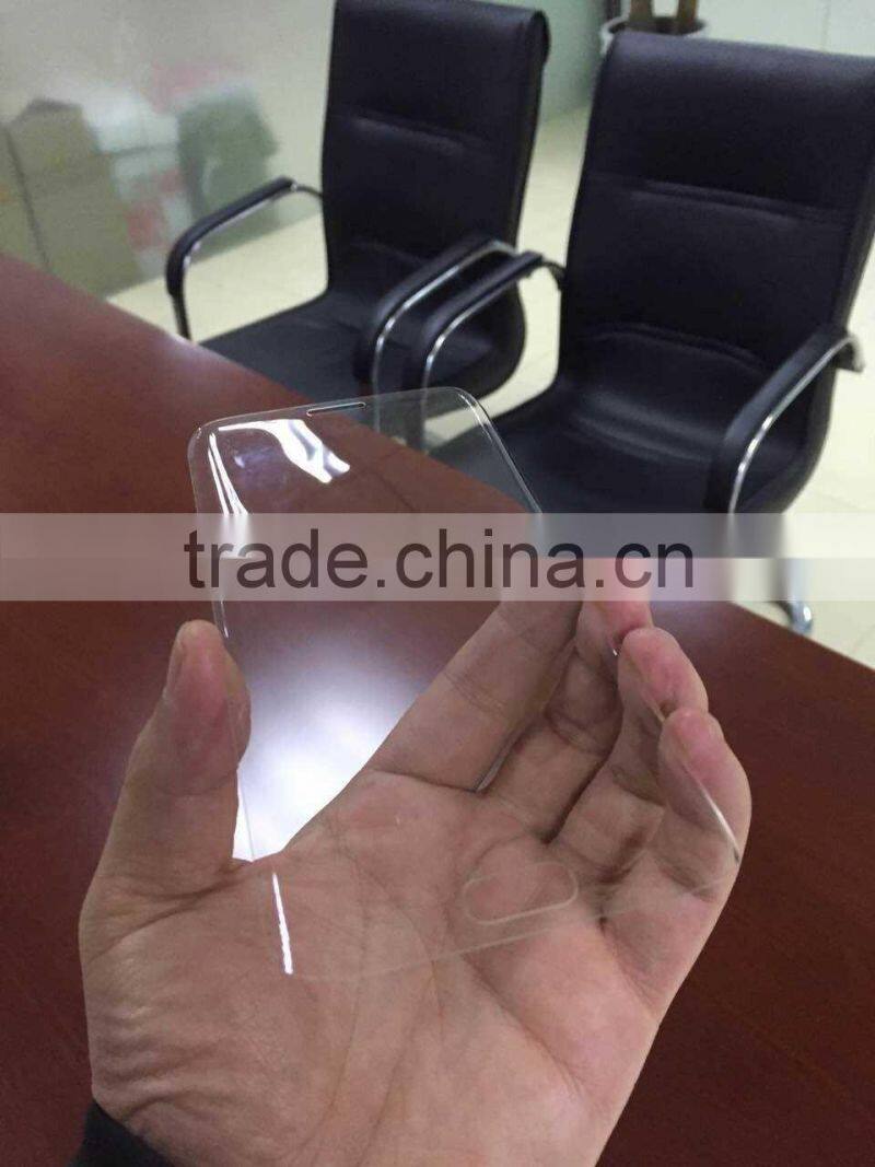 Newest mobile accessories glass screen protector film for samsung S7edge