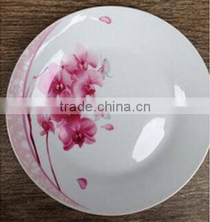 bulk ceramic plate dishes ,porcelain dinner plate for promotion