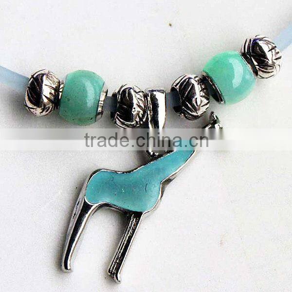 UV Coating Eagle Shaped Glow In The Dark Mood Necklace