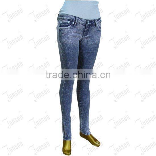 Hot Sale Lady's denim jeans - blue