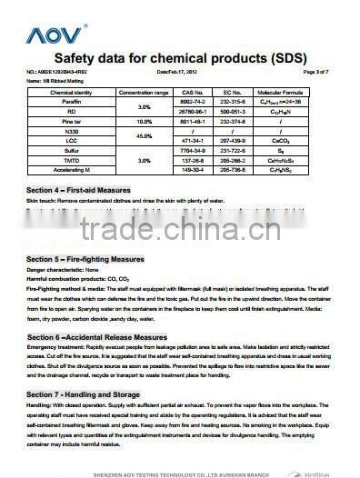Green color non slip rubber matting rolls for workshop and wet areas