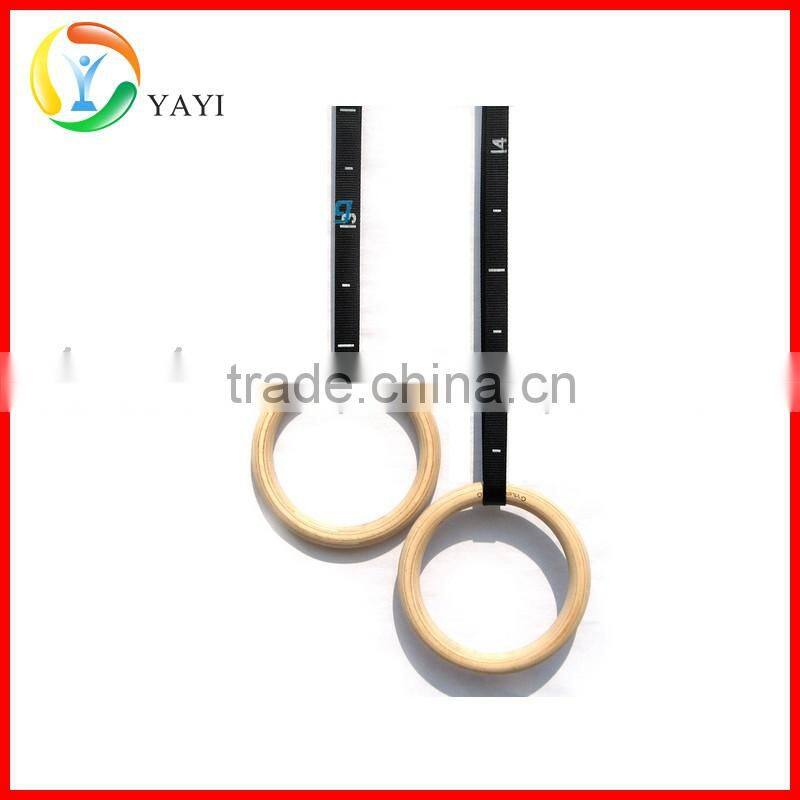 Olympic Strength Training Wooden Gym Ring
