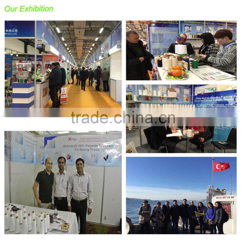 High Tenacity Bonded Polyester Yarn Sewing Yarn For Weaving