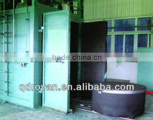 Q76 series automatic,high efficiency,turntable type shot blasting machine